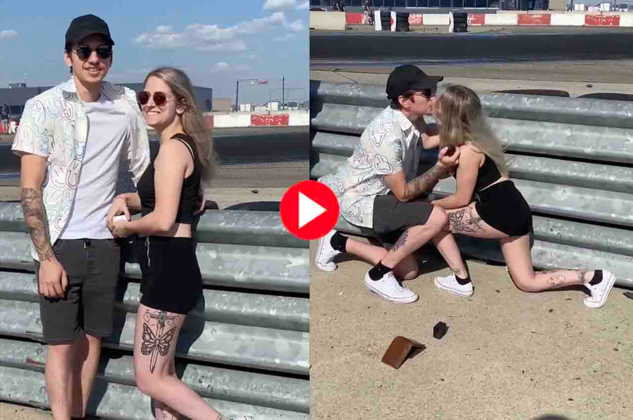 Viral Video: झील किनारे लड़की कर रही थी लड़के को प्रपोज, तभी हुआ कुछ ऐसा, देख आ जाएगा मजा