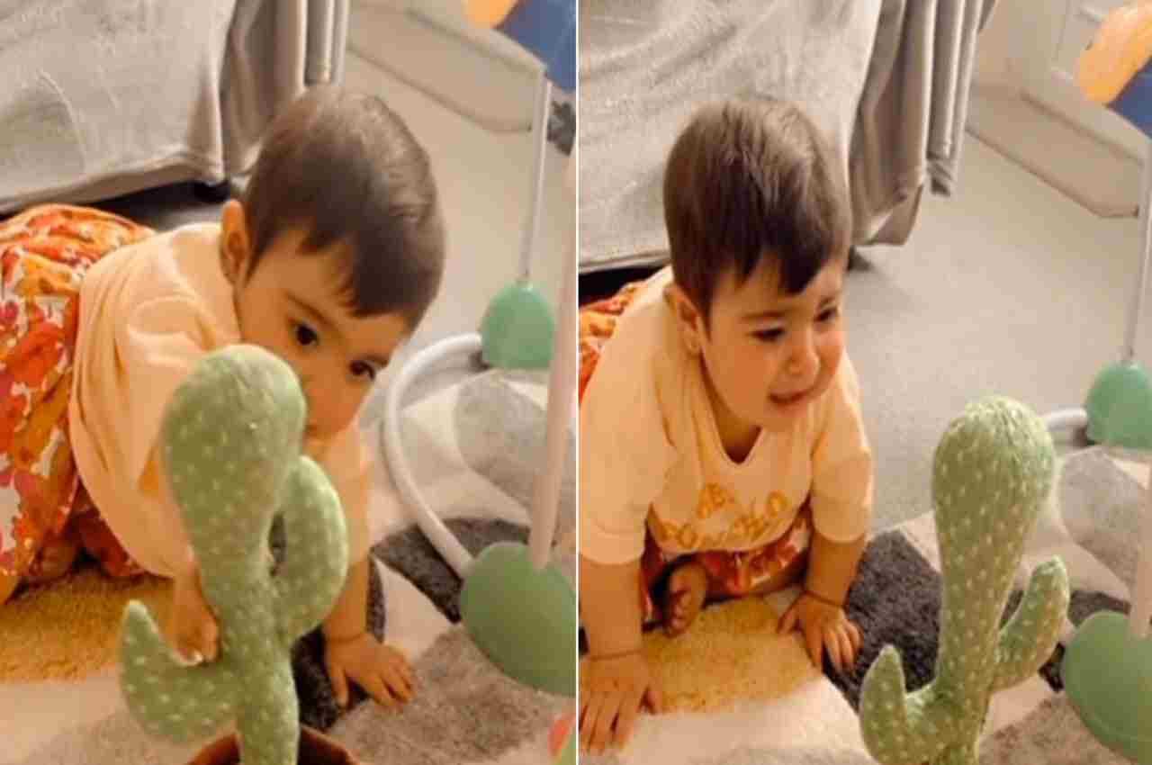 Viral Video: इस छोटे बच्चे ने खिलौने को देख दिया ऐसा रिएक्शन, हर कोई हो गया लोटपोट