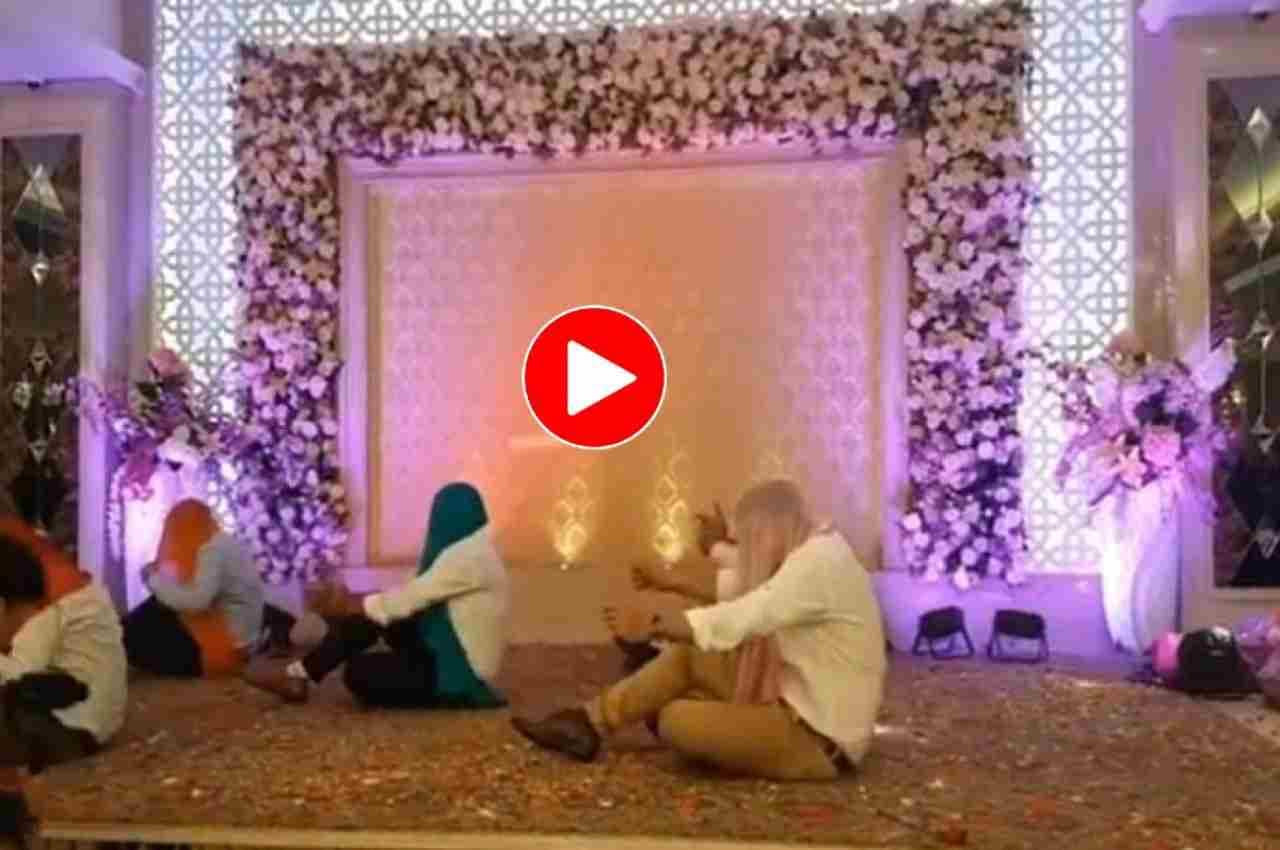 Viral Video: स्टेज पर दूल्हे के यारों ने अपने डांस से उड़ाया गर्दा, दुल्हन भी रह गई हैरान