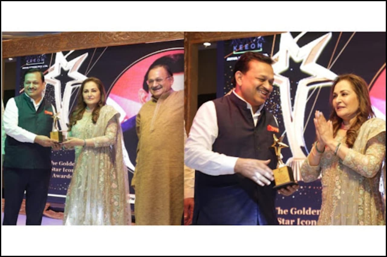 सहारा न्यूज़ नेटवर्क के रमेश अवस्थी 'द गोल्डन स्टार आइकन अवॉर्ड' से सम्मानित