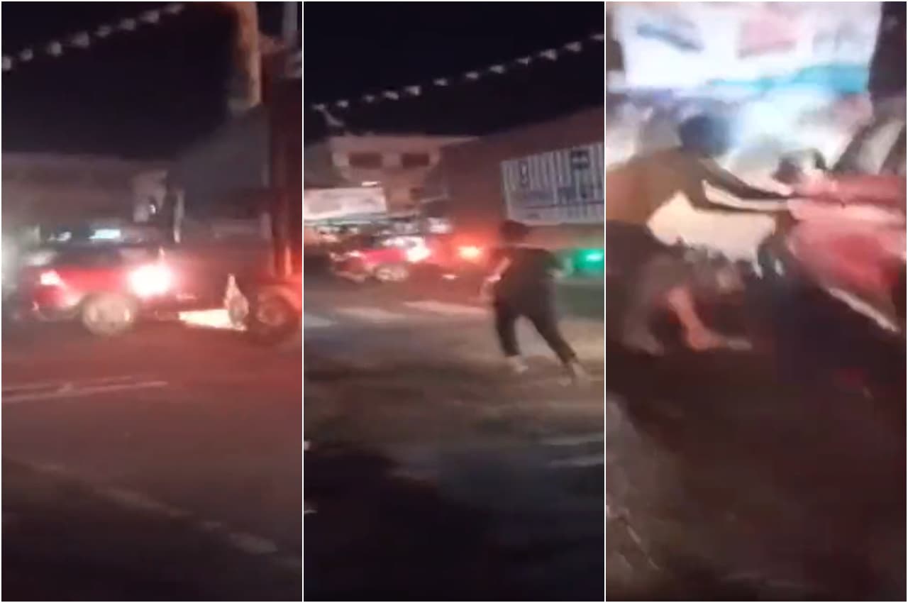 Mainpuri: सपा नेता की कार को कंटेनर ने 500 मीटर तक घसीटा, देखें खौफनाक Video