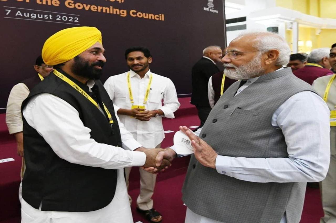 Punjab: नीति आयोग की मीटिंग में सीएम मान ने उठाए किसानी से जुड़े मसले, रखी ये मांग