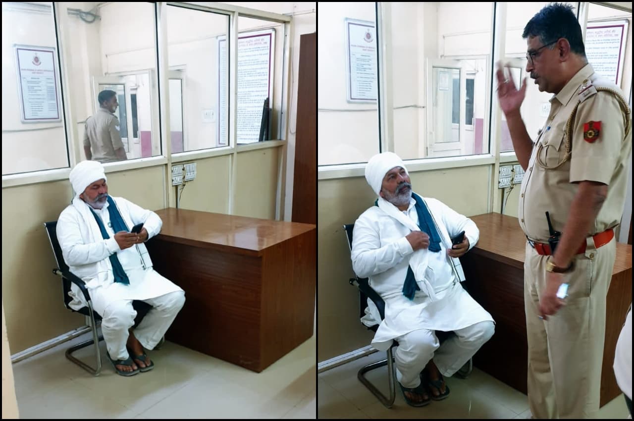 किसान नेता राकेश टिकैत को दिल्ली पुलिस ने हिरासत में लिया, जंतर-मंतर पर आंदोलन में भाग लेने जा रहे थे