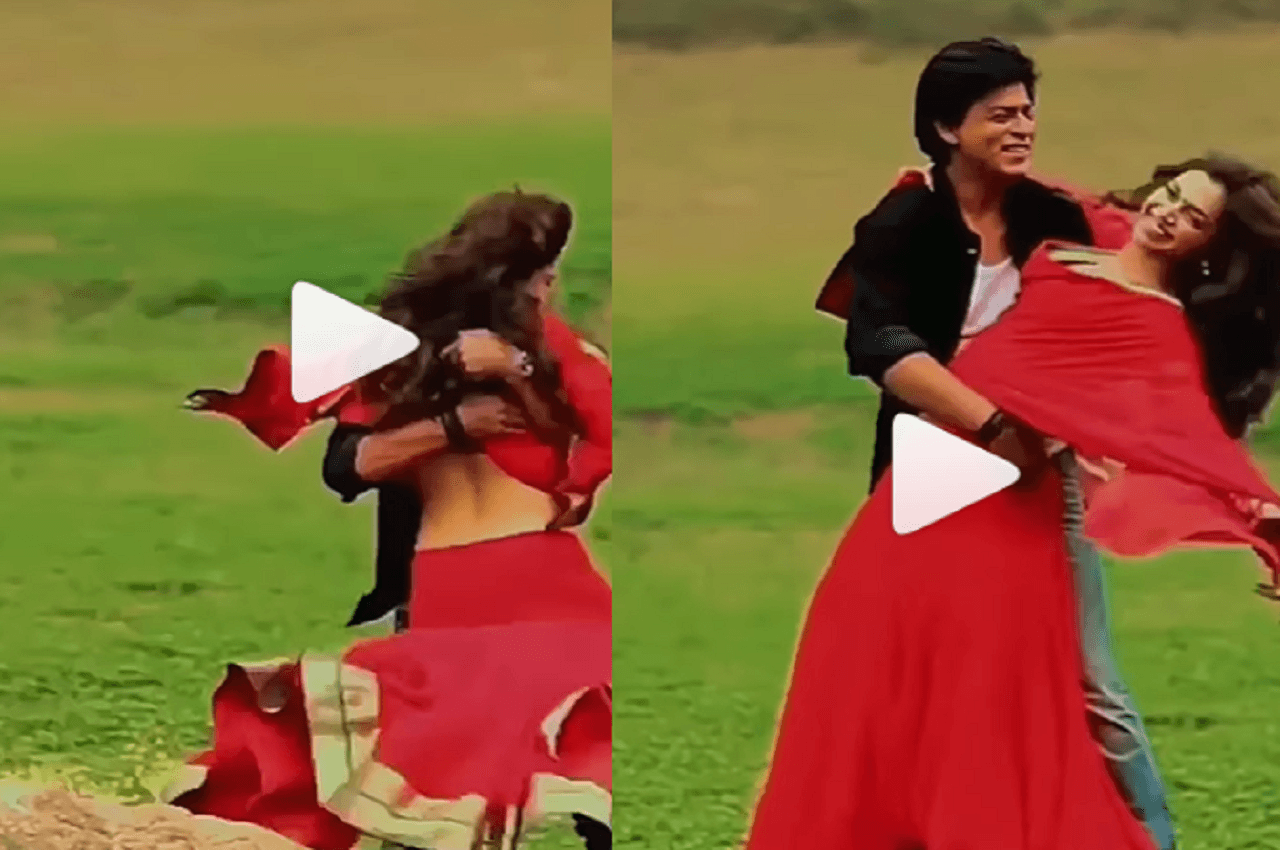 BTS Video: 'चेन्नई एक्सप्रेस' के सॉन्ग 'तितली' की शूटिंग के दौरान शाहरुख और दीपिका गिरे धड़ाम, देखें