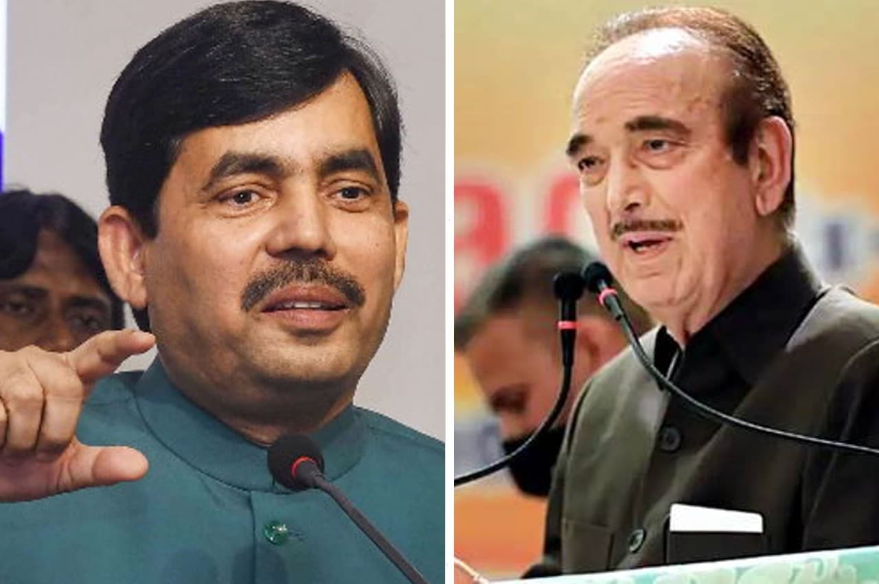 'सब कांग्रेस से आजाद होना चाहते हैं', गुलाम नबी के इस्तीफे पर शाहनवाज हुसैन का तंज