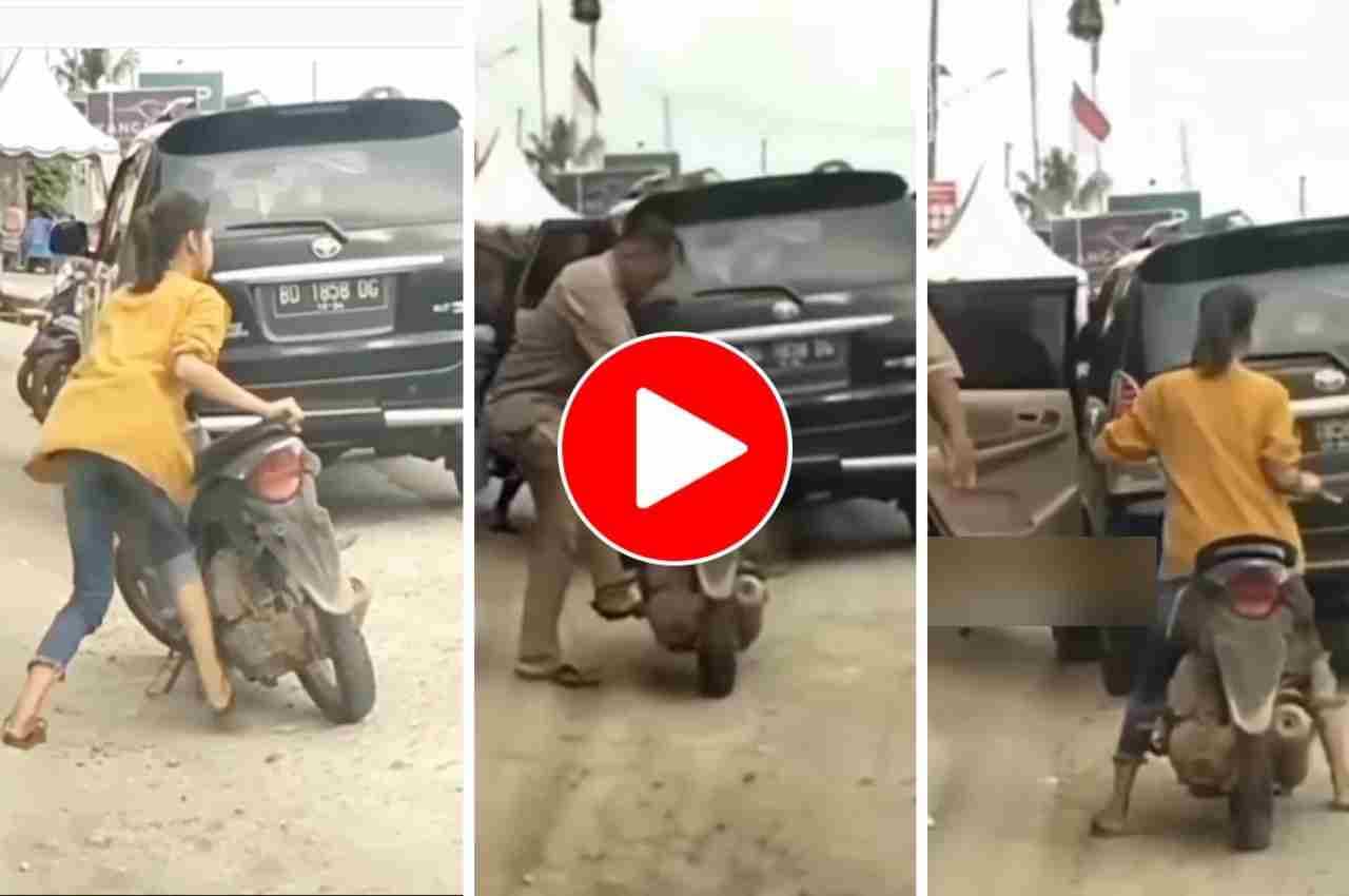 Viral Video: काफी कोशिशों के बाद भी लड़की नहीं चालू कर पाई स्कूटी, तभी चाचा ने किया ऐसा कमाल, देख रह जाएंगे हैरान