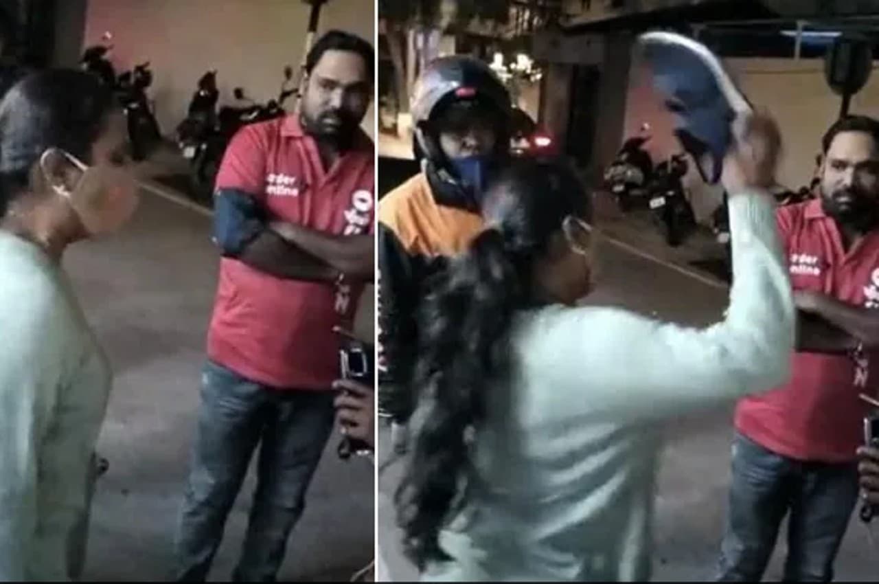 Video: महिला ने किसी दूसरे का ऑर्डर छीना, फिर Zomato डिलीवरी बॉय की जूतों से कर दी पिटाई