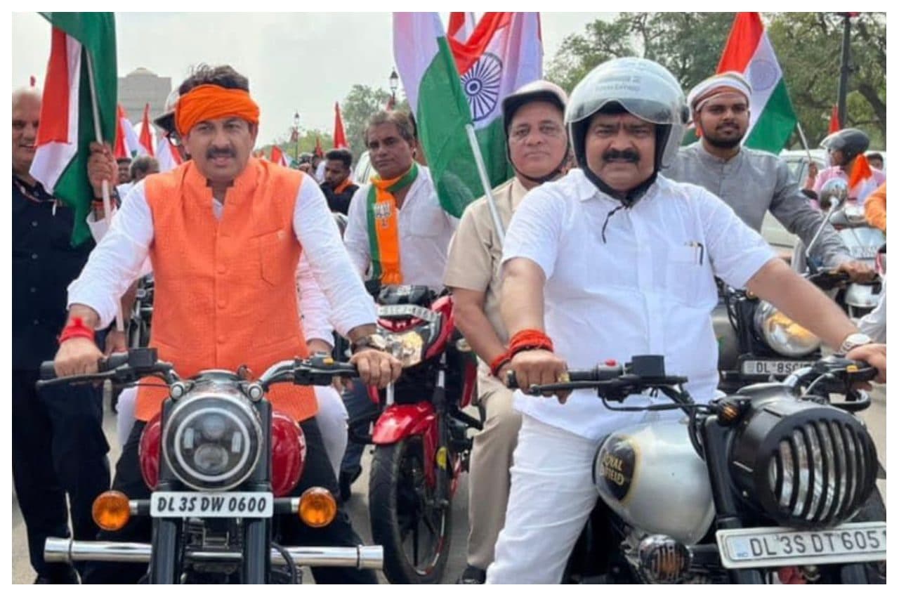 manoj tiwari challan
