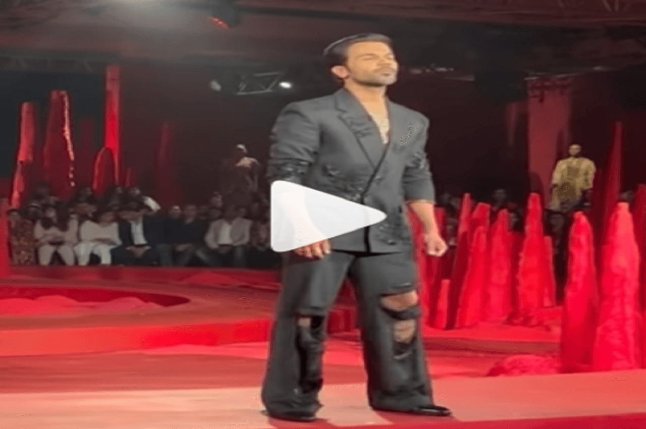 राजकुमार राव ने फटे हुए पैंट सूट में किया रैम्प वॉक, नेटिजेंस ने ट्रोल कर कहा, 'गरीब आदमी है बेचारा'