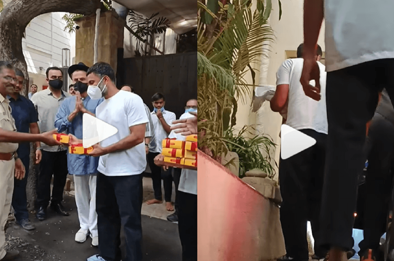 अस्पताल से डिस्चार्ज सोनम कपूर बेटे के साथ हुईं स्पॉट, नाना अनिल कपूर ने बांटी मिठाई