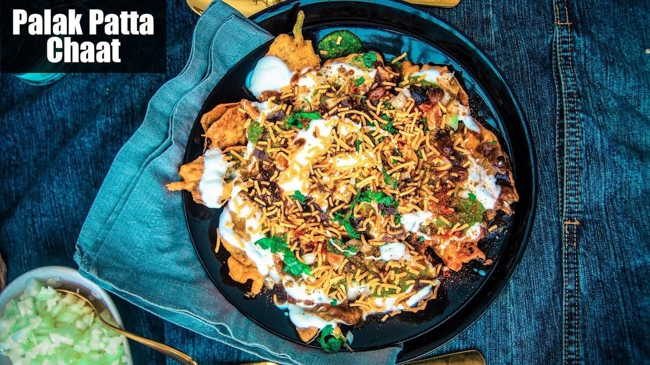पालक पत्ता चाट
