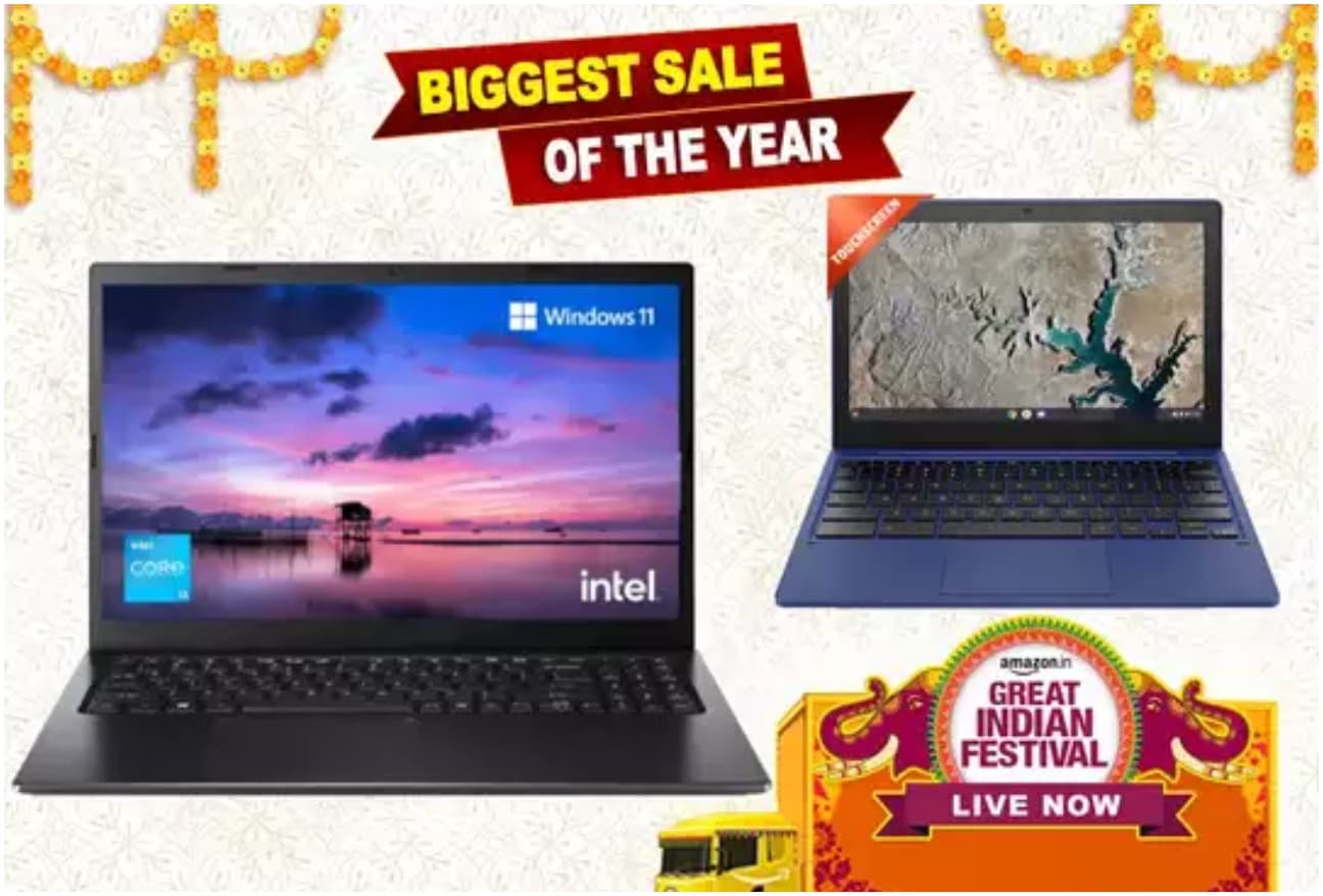 Amazon Great Indian Festival: लैपटॉप पर मची लूट! 50% से ज्यादा छूट के साथ खरीदने का मौका!