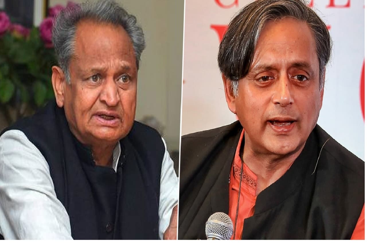 Congress President Election: कांग्रेस अध्यक्ष पद की रेस में अशोक गहलोत और शशि थरूर का नाम सबसे आगे