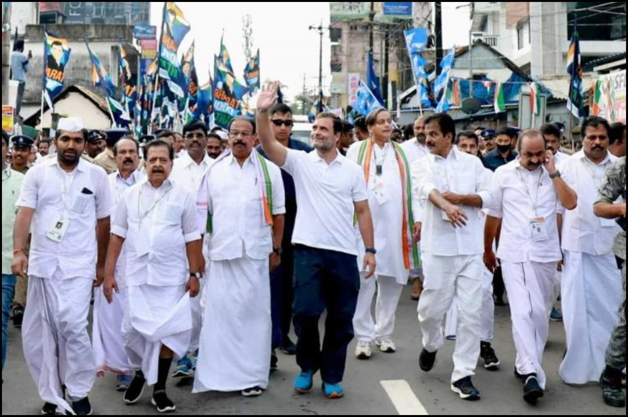 कांग्रेस की 'भारत जोड़ो यात्रा' का आज छठा दिन, केरल में आज रहेगा ये कार्यक्रम