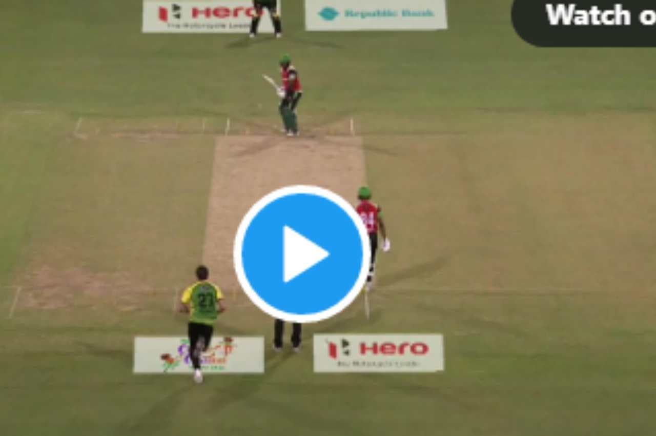 CPL 2022 में ओडियन स्मिथ ने बल्ले से लगाई आग, ठोके 5 छक्के, देखें वीडियो