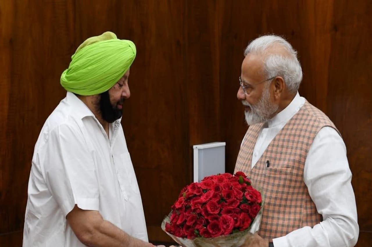 Captain Amarinder Singh, PM Modi Captain Amarinder Singh, PM Modi
