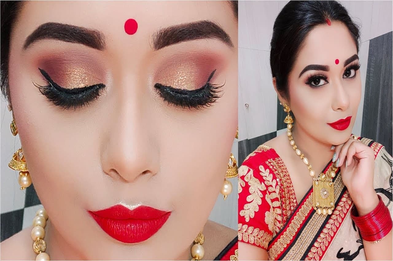 Durga Puja 2022 Makeup Tips: दुर्गा पूजा पर दिखना चाहती हैं अप्सरा जैसी सुंदर, तो अपनाएं ये मेकअप टिप्स