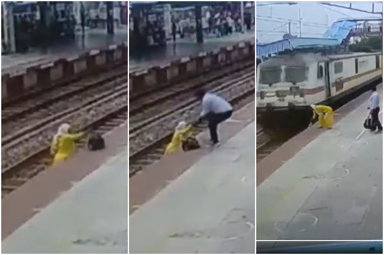Viral Video: फिरोजाबाद स्टेशन पर महिला को छूकर निकली मौत, Video देख थम जाएंगी सांसें