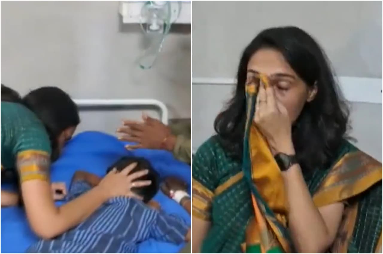 Lakhimpur Kheri Road Accident: हॉस्पिटल में रोती-बिलखती मां और घायल बच्चे को देखकर कमिश्नर रोशन जैकब रो पड़ीं देखें Video