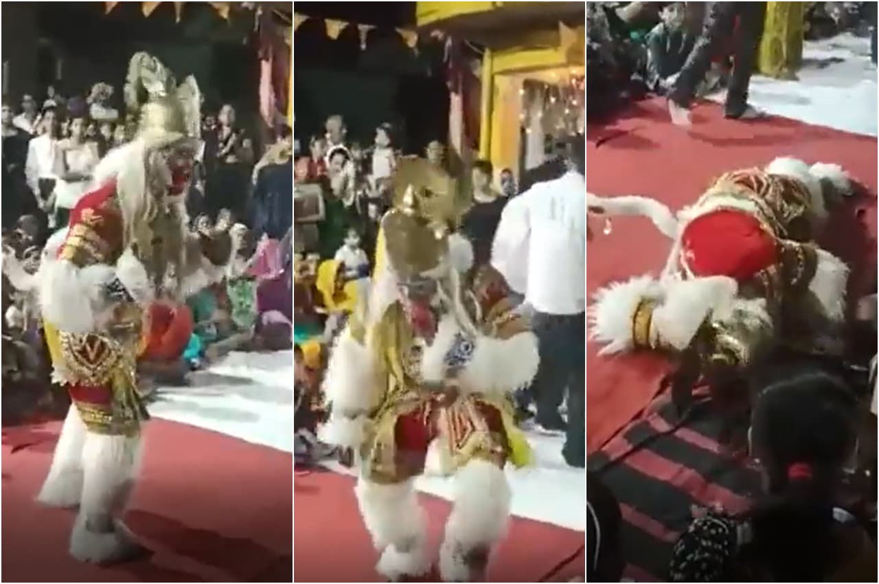 Mainpuri: राम भजन पर नाचते हुए 'हनुमान जी' के निकले प्राण, लोग बजाते रहे तालियां, देखें दर्दनाक Video