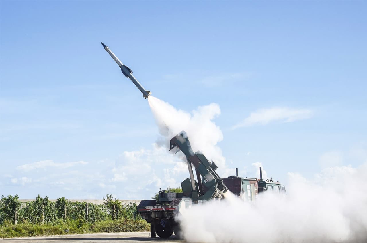 Missile Test QRSAM System