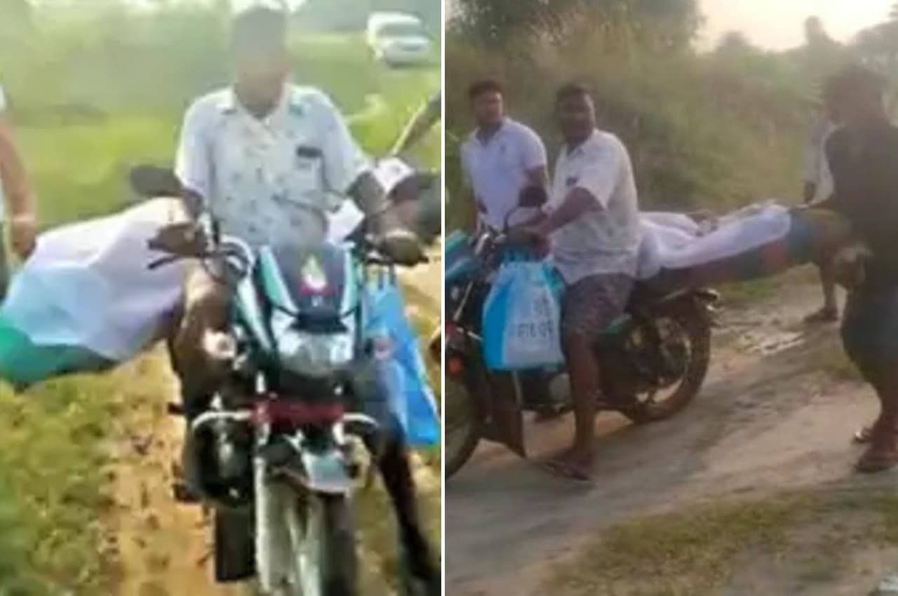 दलित ने किया पोस्टमॉर्टम तो अंतिम संस्कार में नहीं पहुंचे रिश्तेदार, अकेले बाइक पर शव ले गए सरपंच के पति