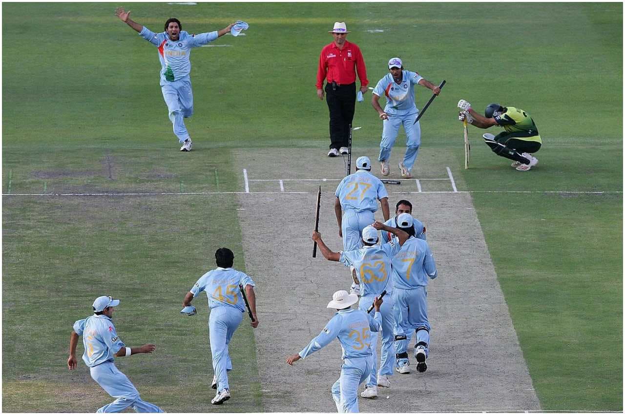 T20 WC 2007, Flashback: बॉल आउट, युवी के 6 छक्के, DK का अविश्वसनीय कैच फिर वो आखिरी ओवर का रोमांच, एक क्लिक में देखें भारत की जीत के यादगार लम्हें