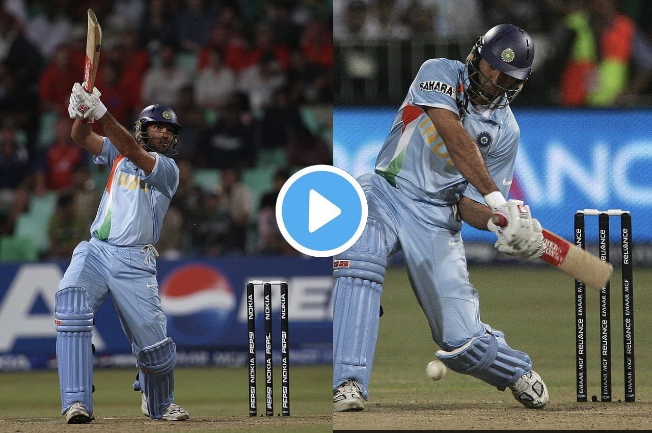 Yuvraj Singh Six Sixes: 15 साल पहले युवराज के बल्ले से 1 ओवर में निकले यह 6 छक्के 'अमर' हो गए, देखें VIDEO
