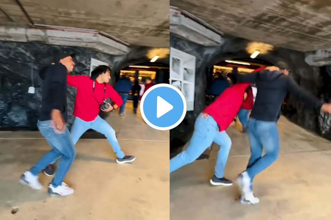 Neeraj Chopra ने अपने दोस्त को जैवलिन की तरह तेजी से फेंका, Video हो रहा वायरल