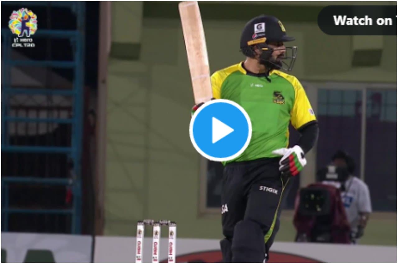 CPL 2022: मोहम्मद नबी ने टावर से ऊंचे कूटे छक्के, फिर चटका डाले 3 विकेट, देखें वीडियो