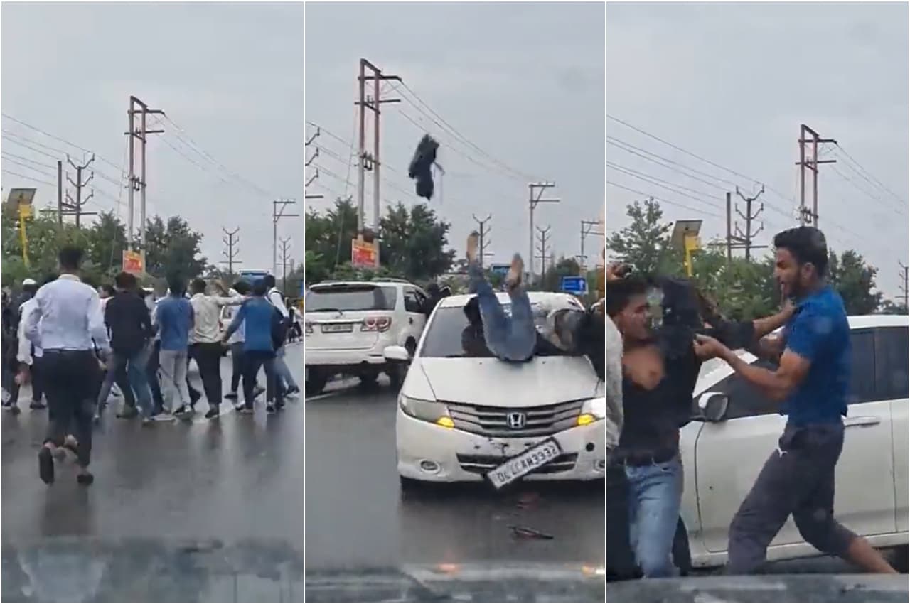 Viral Video: सड़क पर छात्रों की गुत्थमगुत्था, तभी कार ने दो को उड़ाया, फिर सामने आया चौंकाने वाला दृश्य