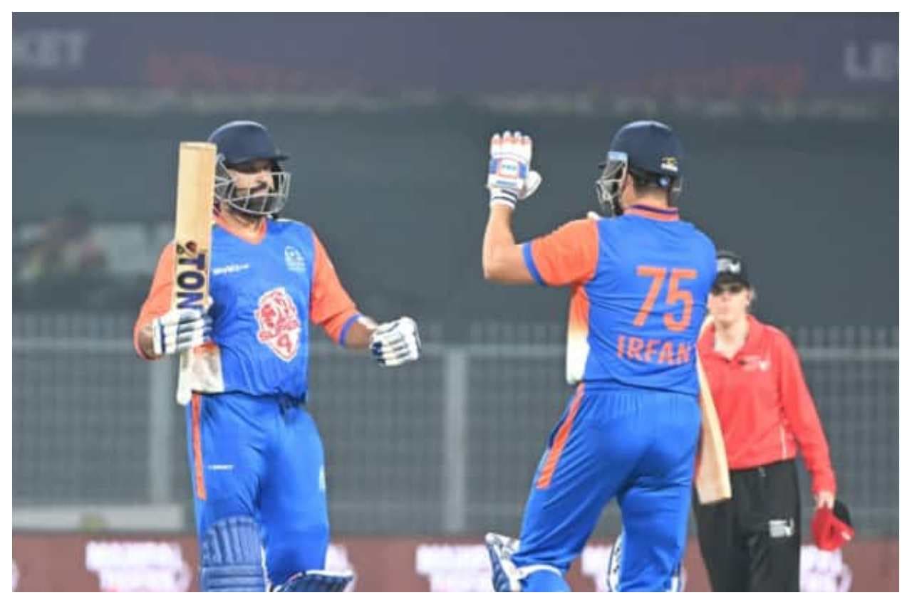 Legends League Cricket: पठान ब्रदर्स ने चुन-चुनकर कूटा, 10 गेंदों में 56 रन फोड़ इंडिया महाराजा को जिताया