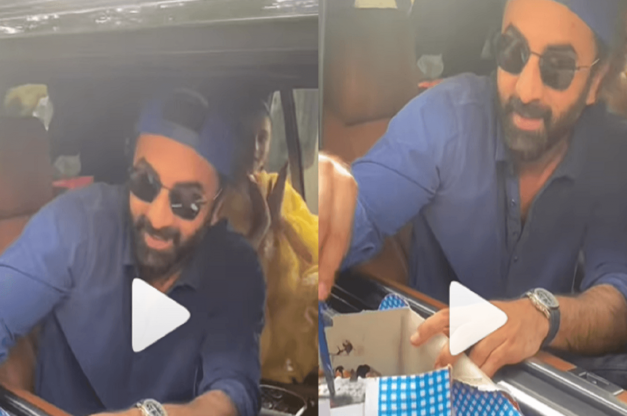 Ranbir kapoor ने फैंस के साथ मनाया अपना बर्थडे, पत्नी आलिया ने भी दिया साथ