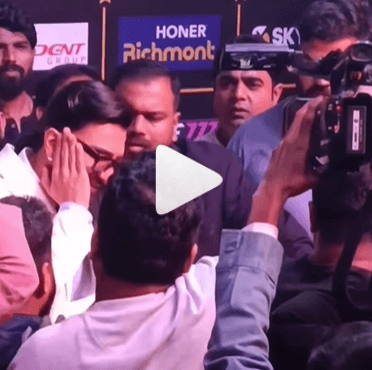 SIIMA अवॉर्ड्स के रेड कार्पेट पर Ranveer Singh को देख उमड़ी भीड़, अभिनेता को लगा 'चांटा'