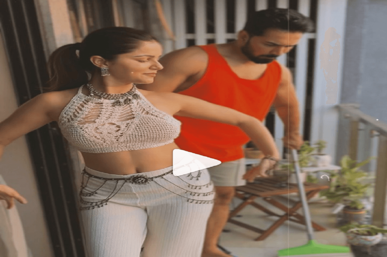 Rubina Dilaik ने बेली डांस मूव्स दिखा किया पति को याद, बोलीं- 'घर आजा परदेसी..