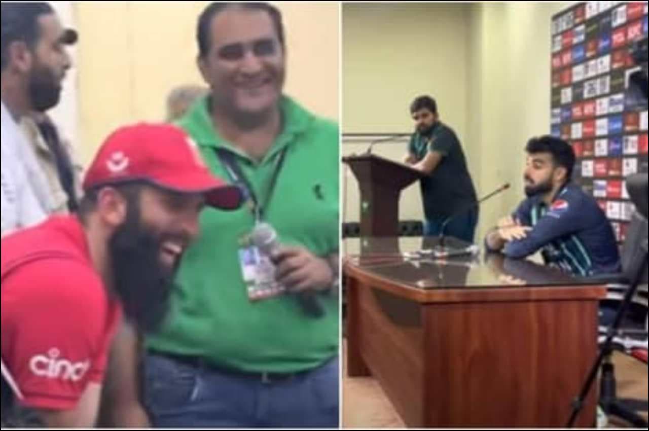 PAK vs ENG: 'मोईन भाई मैंने कहा था...' जब शादाब खान की प्रेस कॉन्फ्रेंस में आ गए मोईन अली