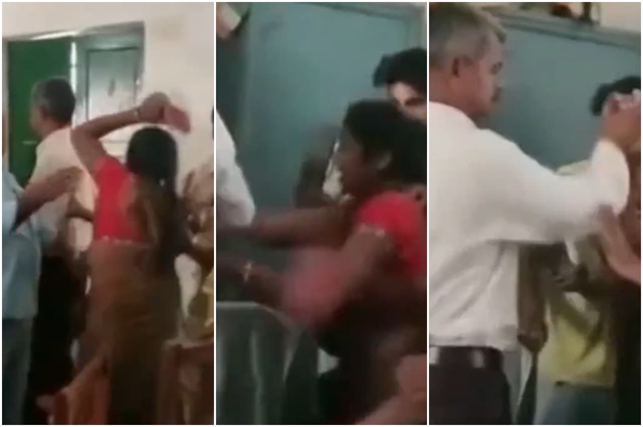 Viral Video: क्लासरूम में महिलाओं ने आशिक मिजाज शिक्षक का चप्पलों से उतारा भूत, फिर पुलिस ने भी लिया एक्शन