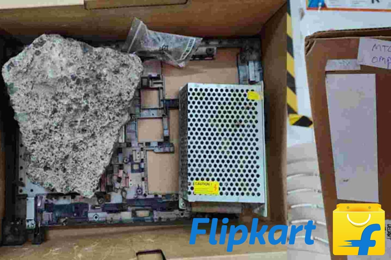 Flipkart Online Fraud: गलत ऑर्डर भेजने का मामला फिर से सामने, 55,990 रुपये में भेजा बड़ा सा पथर!
