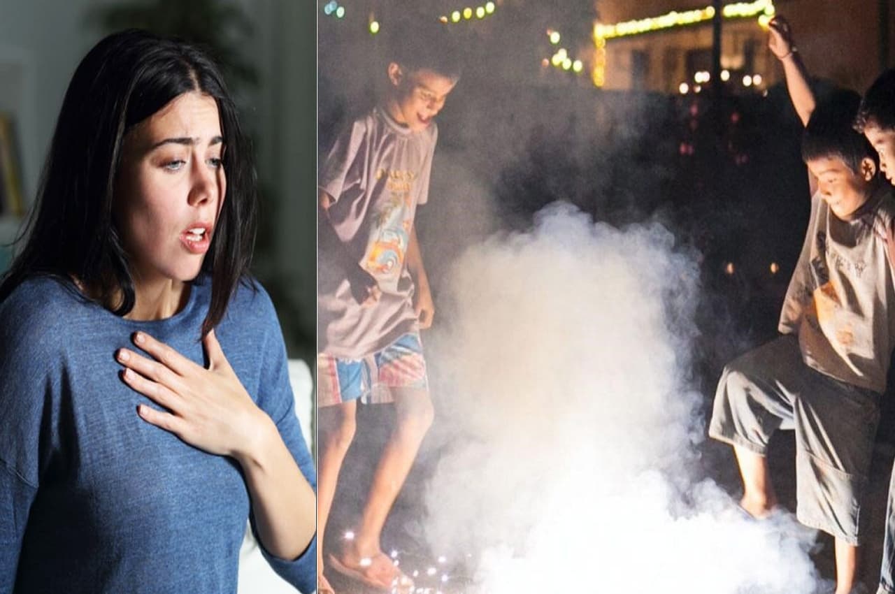 Diwali 2022 Health Tips: दिवाली पर पटाखों के धुएं से नहीं होगा इंफेक्शन, अस्थमा के मरीज अपनाएं ये टिप्स