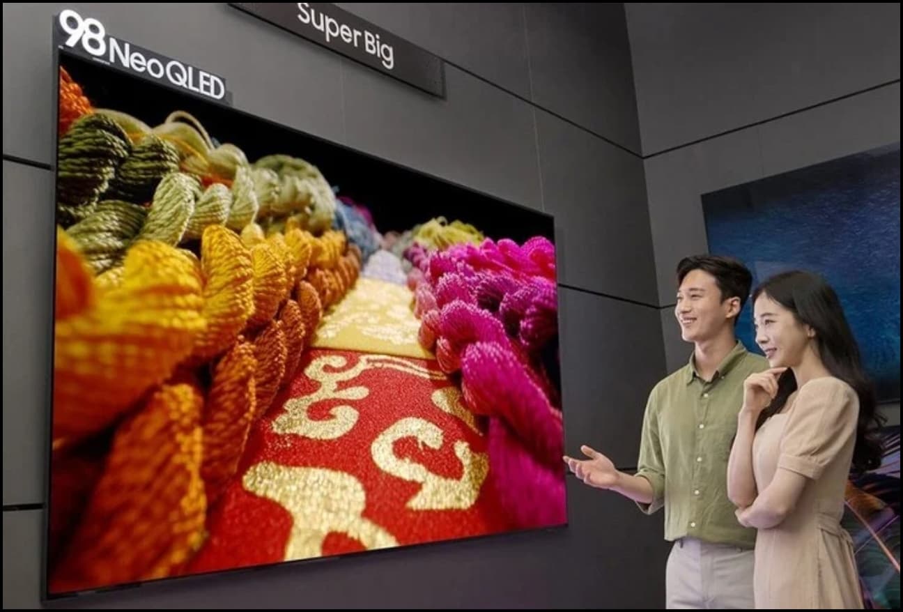 Samsung का सबसे पतला स्मार्ट टीवी लॉन्च, 98 इंच से मिलेगा सिनेमा घर का अनुभव!