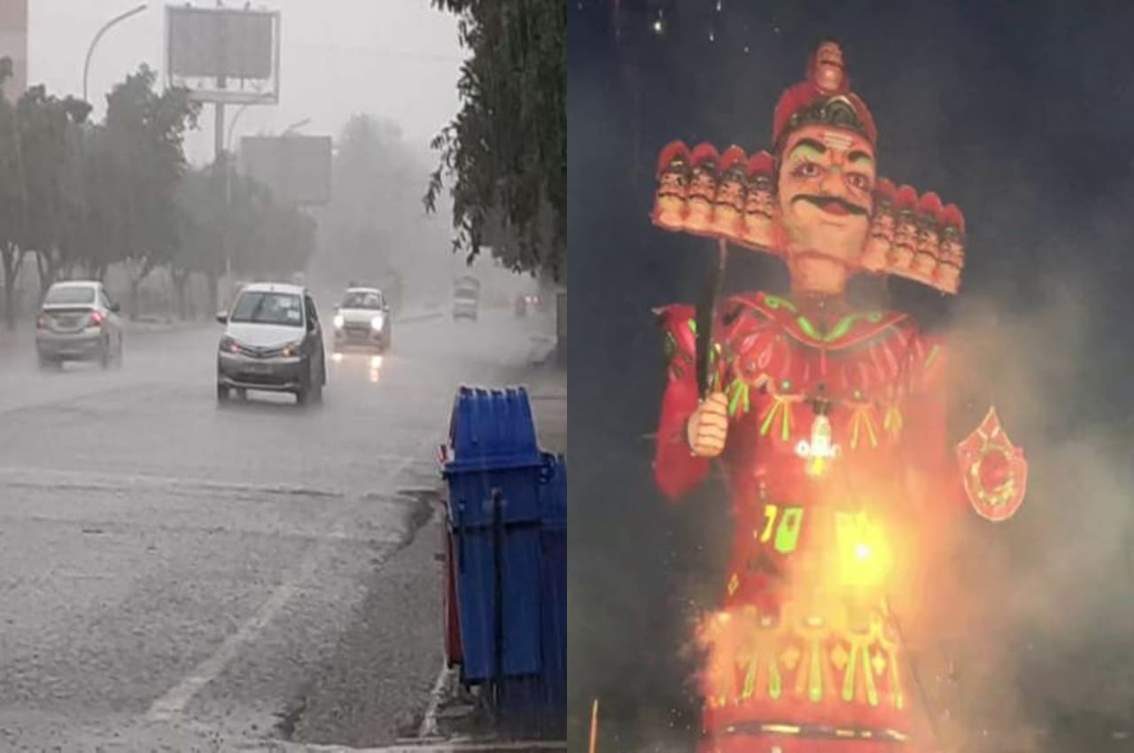 Rajasthan Weather Update: प्रदेश में आज फिर बदल सकता है मौसम का मिजाज, बारिश से रावण के भीगने की आशंका
