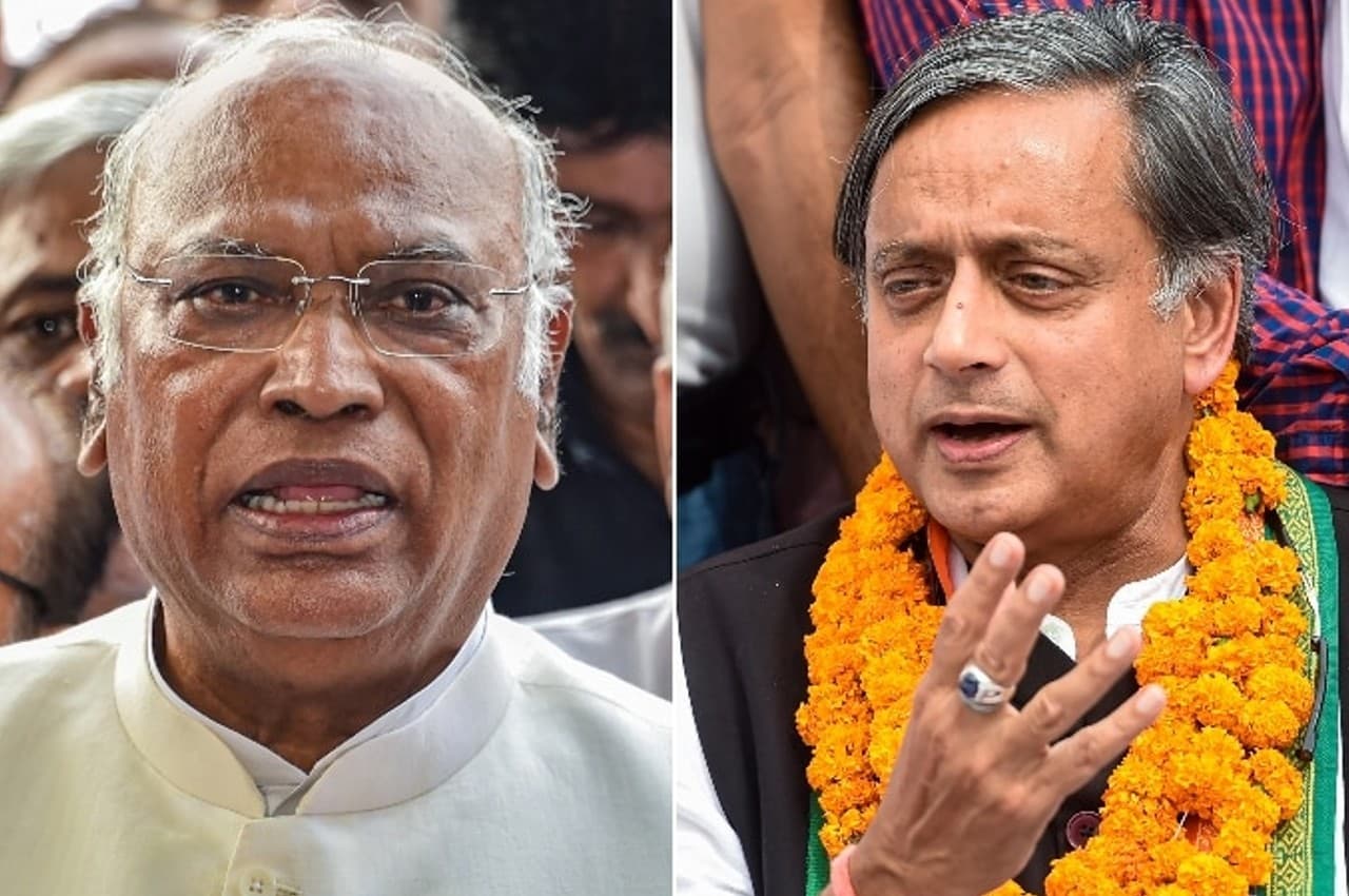 Congress presidential Election: केएन त्रिपाठी का नामांकन खारिज, अब खड़गे और थरूर के बीच मुकाबला