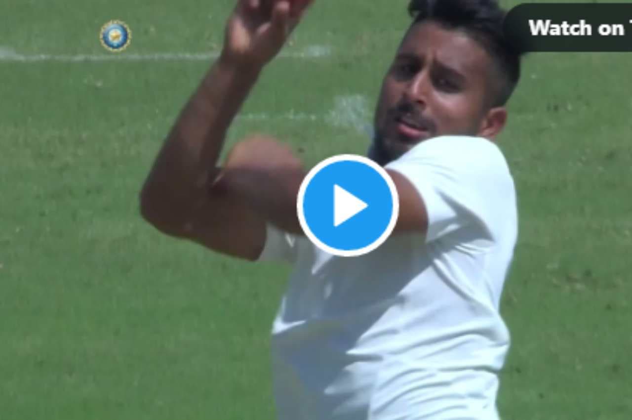 Irani Trophy: उमरान मलिक की यॉर्कर देख उछल जाएंगे बुमराह, हवा में लहराई गेंद और ले उड़ी ऑफ स्टंप