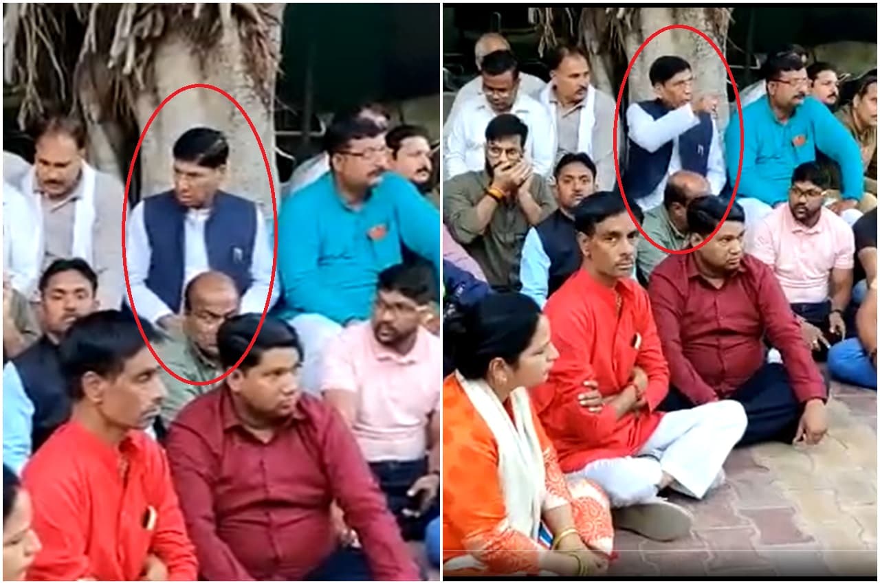 Viral Video: अधिकारी मेरी नहीं सुनते... कहकर थाने में ही धरने पर बैठ गए भाजपा के पूर्व मंत्री, फिर मचा हड़कंप