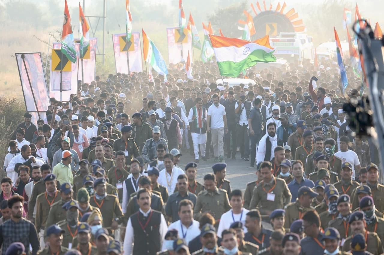 BJP का दावा- MP में भारत जोड़ो यात्रा के दौरान लगे 'पाकिस्तान जिंदाबाद' के नारे, कांग्रेस ने दिया ये जवाब