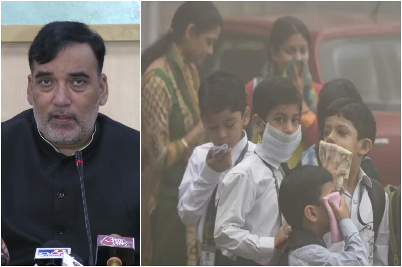 Delhi-NCR में प्रदूषण के बीच स्कूल खोलने की तैयारी, मंत्री ने वर्क फ्रॉम होम को लेकर दिया बड़ा बयान