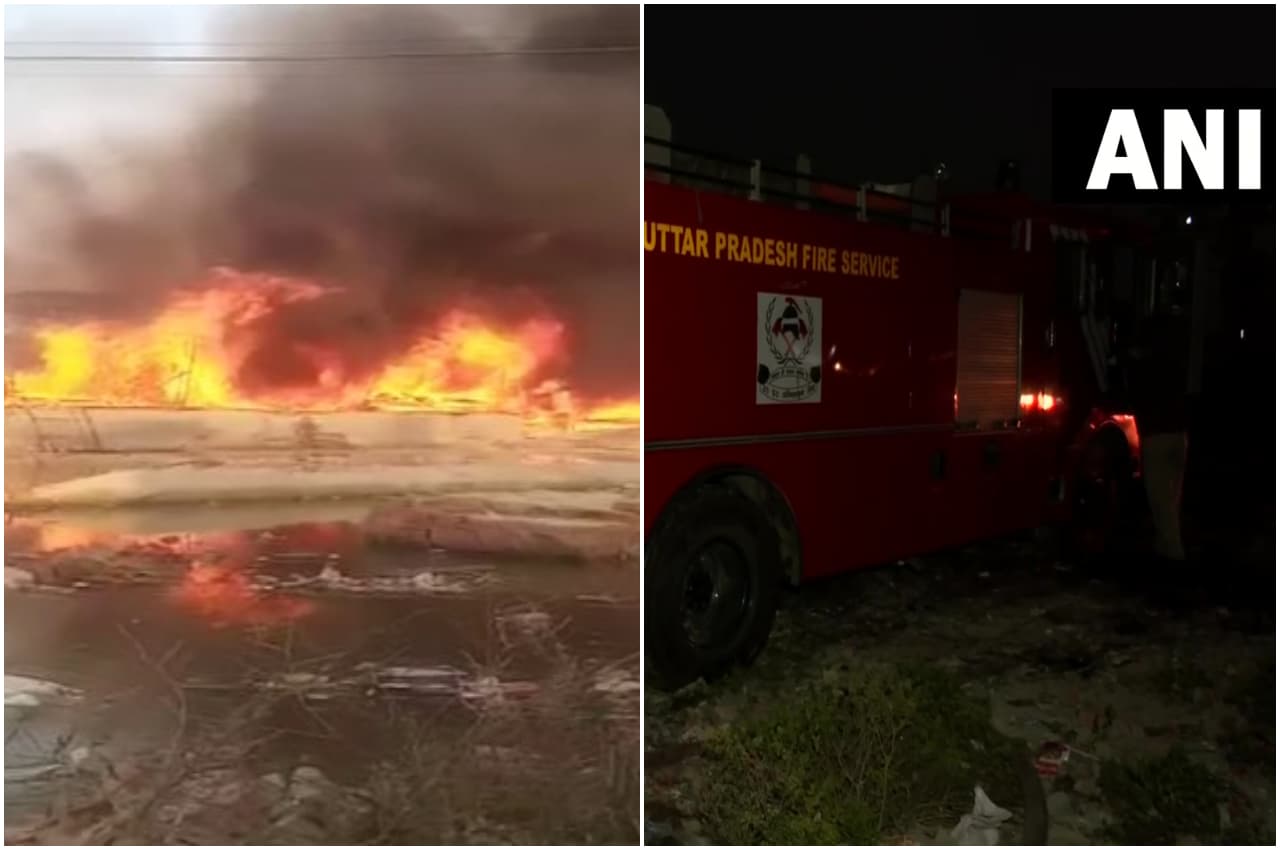 Noida के सेक्टर-79 में देर रात लगी भीषण आग, कई झुग्गियां जलकर राख, जांच में जुटी टीमें