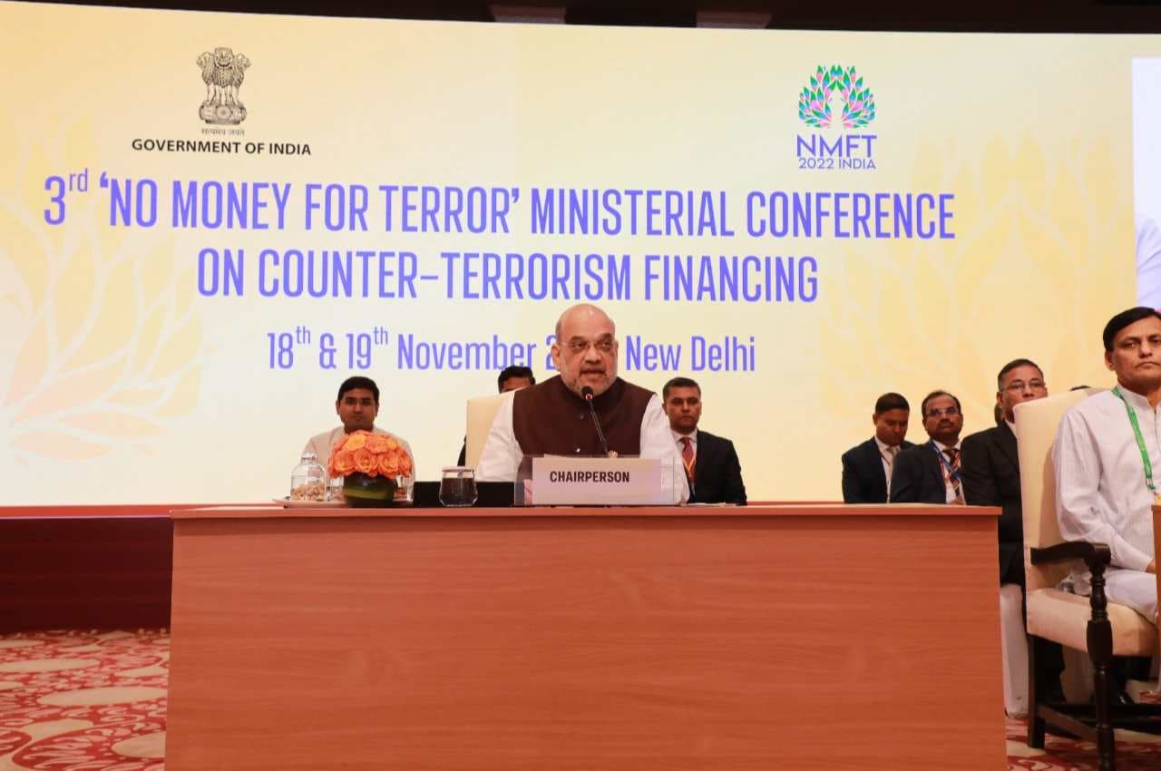 आतंकवाद की वैश्विक चुनौतियों से निपटने के लिए 'No Money For Terror', ग्लोबल कांफ्रेंस में गृह मंत्री अमित शाह ने दुनिया को दिया प्लान