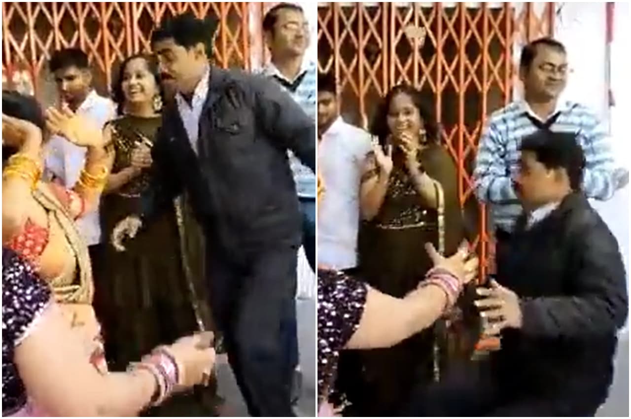 Viral Video: भतीजे की बारात में नाचते हुए अचानक गिरा फूफा, 5 सेकेंड में निकल गए प्राण