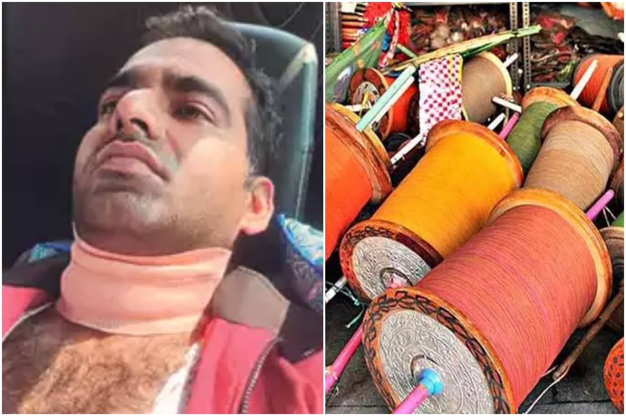 गाजियाबाद में प्रतिबंधित चाइनीज मांजे से कटी सिपाही की गर्दन, लगाने पड़े 20 टांके